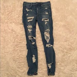 Super Ripped American Eagle Jeans